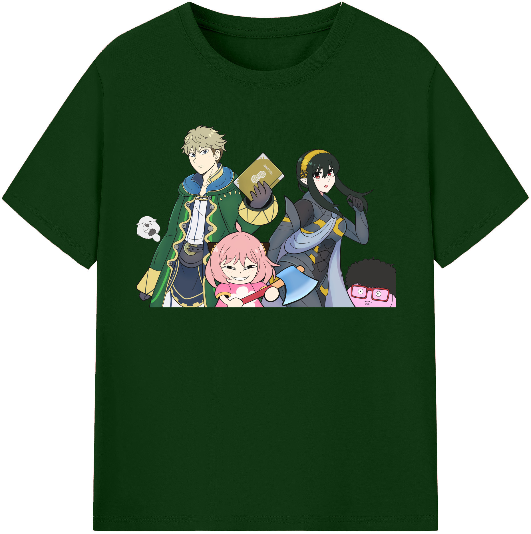 （画像用） SPY×FAMILY间谍家家酒 綿100％半袖Tシャツ（フロントプリント）